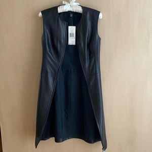 Woman’s Kenneth Cole New York leather dress, Size 0, new with tag